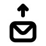 Alternative Envelope Upload Free Open-Source SVG Icon