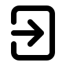 Exit Door (Unicons) Free Open-Source SVG Icon