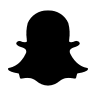 Snapchat Ghost Logo Free Open-Source SVG Icon