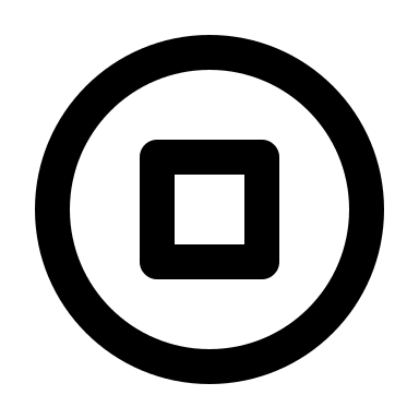 Stop Circle Symbol Free Open-Source SVG Icon (Unicons)