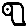 Toilet Paper Roll Free Open-Source SVG Icon