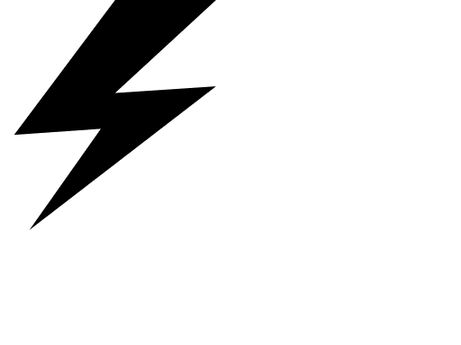 Lightning Bolt Symbol Free Open-Source SVG Icon (Vaadin Icons)