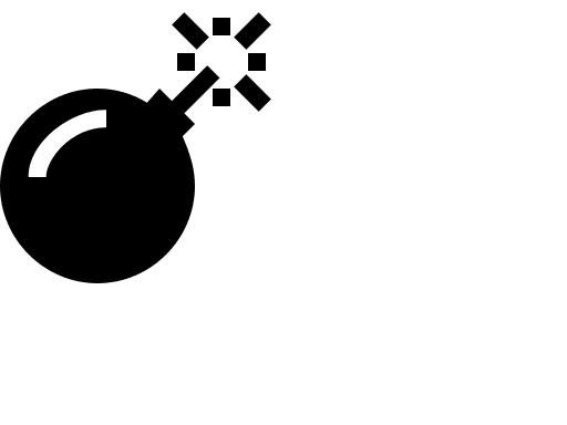 Bomb Explosive Device Free Open-Source SVG Icon (Vaadin Icons)