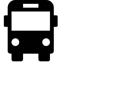 Bus Transportation Vehicle Free Open-Source SVG Icon (Vaadin Icons)