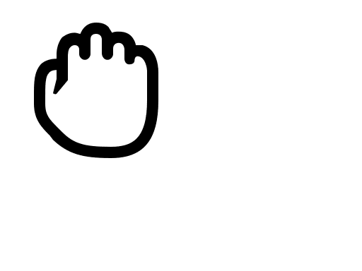 Grab Gesture Free Open-Source SVG Icon (Vaadin Icons)