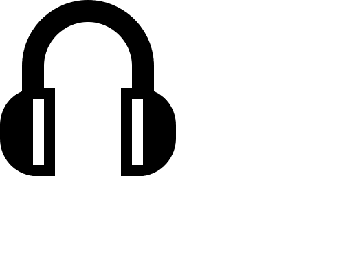 Headphones Audio Device Free Open-Source SVG Icon (Vaadin Icons)