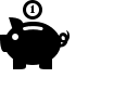 Piggy Bank with Coin (Vaadin) Free Open-Source SVG Icon