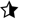 Half Right Star (Outline) Free Open-Source SVG Icon