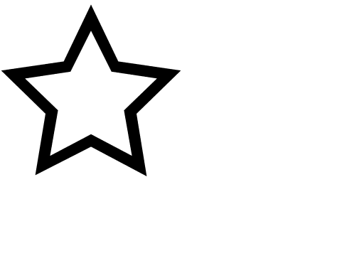 Outlined Star Symbol (Vaadin Icons) Free Open-Source SVG Icon (Vaadin Icons)