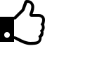 Thumbs Up Gesture (Outline) Free Open-Source SVG Icon