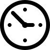 Clock (Vesper) Free Open-Source SVG Icon