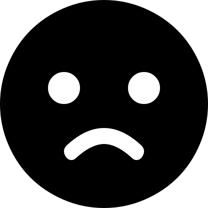 Dislike Face Reaction Free Open-Source SVG Icon (Vesper Icons)