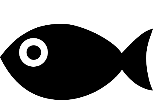 Fish Symbol Free Open-Source SVG Icon (Vesper Icons)