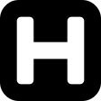 H Square Shape Free Open-Source SVG Icon