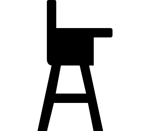 Highchair Furniture Free Open-Source SVG Icon (Vesper Icons)