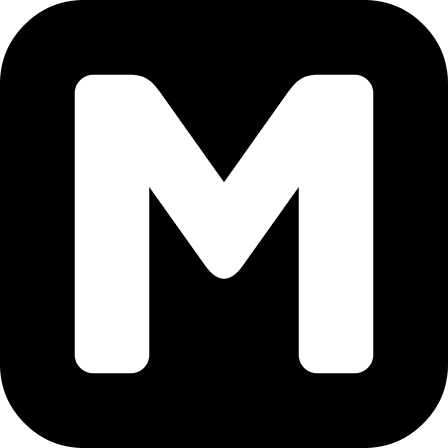 M Square Shape Free Open-Source SVG Icon (Vesper Icons)