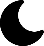 Moon Symbol Free Open-Source SVG Icon