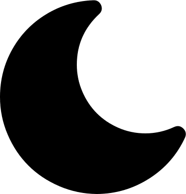 Moon Symbol Free Open-Source SVG Icon (Vesper Icons)