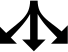 Multi-Directional Arrow (Vesper) Free Open-Source SVG Icon