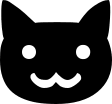 Neko Cat Free Open-Source SVG Icon