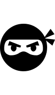 Ninja Character Free Open-Source SVG Icon