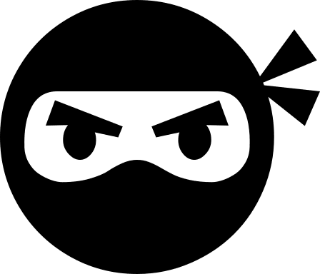 Ninja Character Free Open-Source SVG Icon (Vesper Icons)