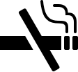 No Smoking Alternative Sign Free Open-Source SVG Icon