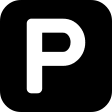 P Square Logo Free Open-Source SVG Icon