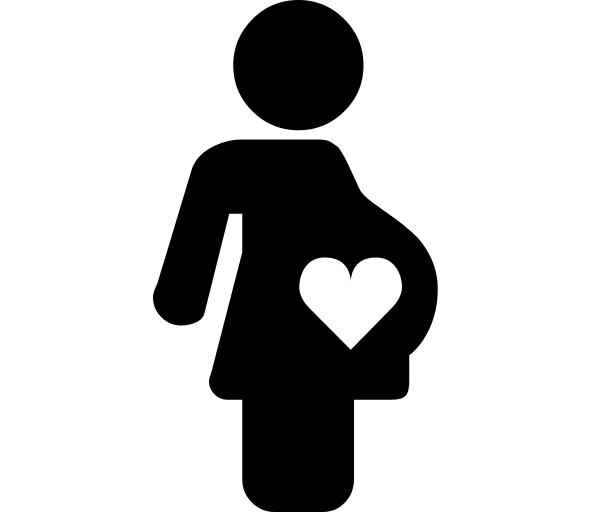 Pregnant Woman (Vesper) Free Open-Source SVG Icon (Vesper Icons)