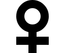 Female Gender Symbol Free Open-Source SVG Icon