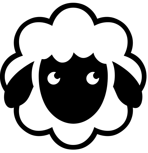 Sheep Animal Free Open-Source SVG Icon (Vesper Icons)