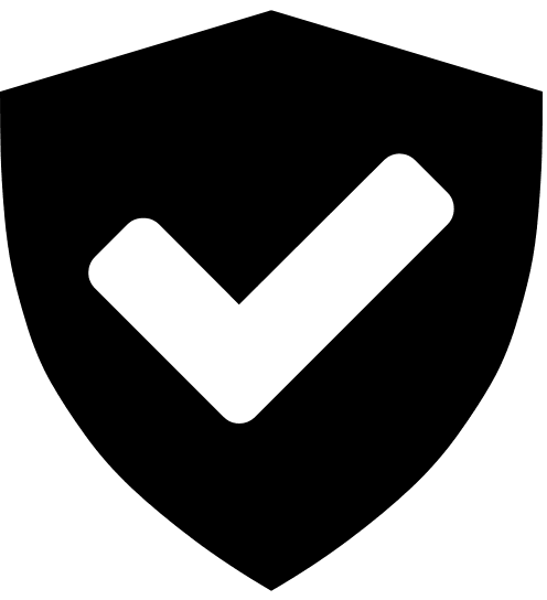 Shield with Check Mark Free Open-Source SVG Icon (Vesper Icons)