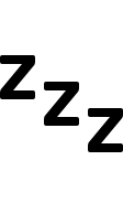 Sleep Mode Free Open-Source SVG Icon