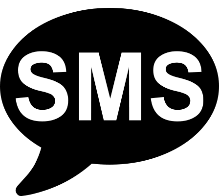 SMS Text Messaging Service Free Open-Source SVG Icon (Vesper Icons)