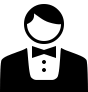 Waiter User Free Open-Source SVG Icon