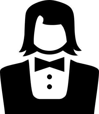 Female Waiter Character Free Open-Source SVG Icon (Vesper Icons)