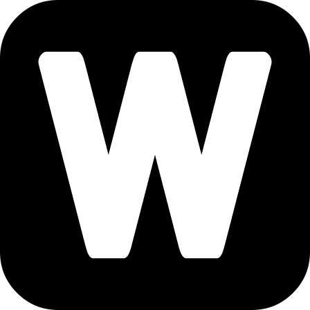 W Square Shape Free Open-Source SVG Icon (Vesper Icons)