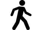 Walking Person (Vesper) Free Open-Source SVG Icon