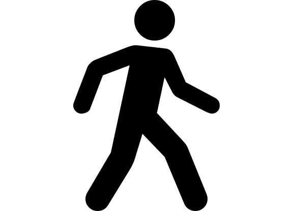 Walking Person (Vesper) Free Open-Source SVG Icon (Vesper Icons)