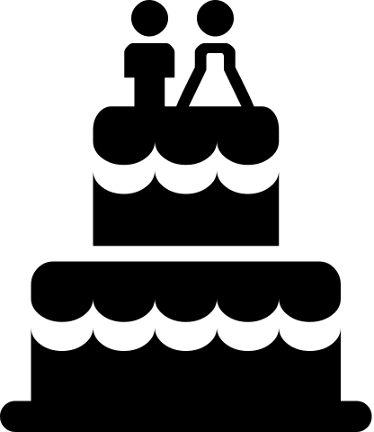 Wedding Cake Free Open-Source SVG Icon (Vesper Icons)