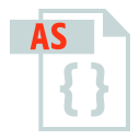 ActionScript 2 File Type (VSCode) Free Open-Source SVG Icon