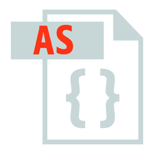 ActionScript 2 File Type (VSCode) Free Open-Source SVG Icon (VSCode Icons)