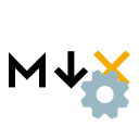 Light MDX Components File Type (Filled) Free Open-Source SVG Icon