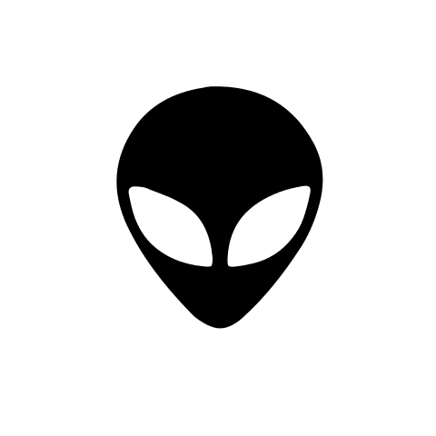 Alien Creature Free Open-Source SVG Icon (Weather Icons)