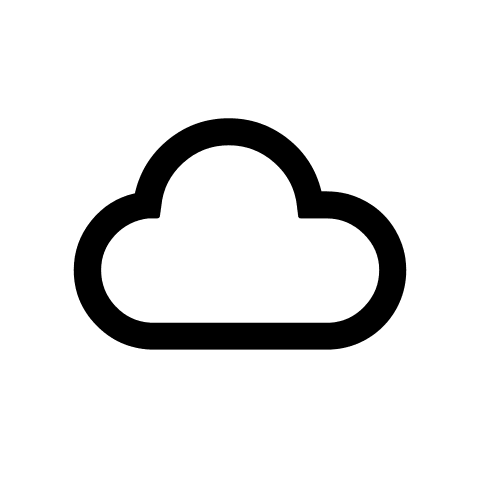 Cloud Symbol Free Open-Source SVG Icon (Weather Icons)