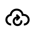 Cloud Refresh (Weather) Free Open-Source SVG Icon