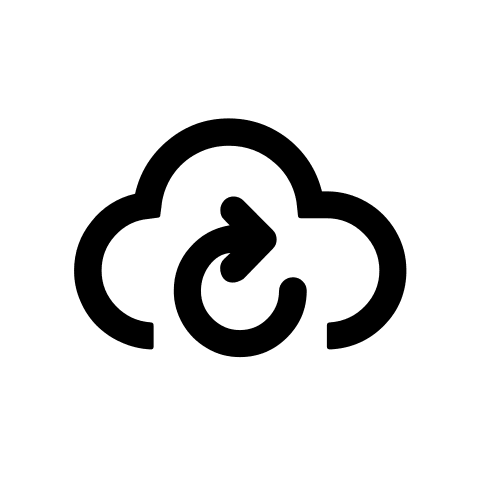 Cloud Refresh (Weather) Free Open-Source SVG Icon (Weather Icons)