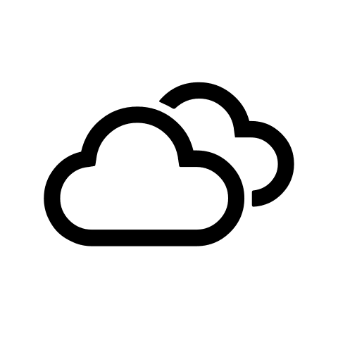 Cloudy Weather (Weather Icons) Free Open-Source SVG Icon (Weather Icons)