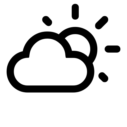 Cloudy Day Weather Free Open-Source SVG Icon (Weather Icons)