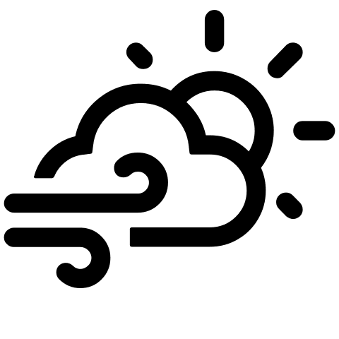 Cloudy Day with Gusts of Wind (Weather) Free Open-Source SVG Icon (Weather Icons)